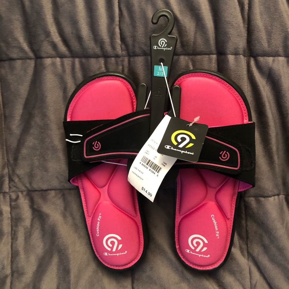 Girls slide cushion fit sandals